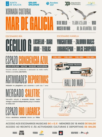 Galerías Fetén estará na Xornada Cultural Mar de Galicia o 18 de xullo