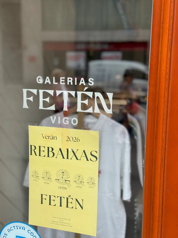 As rebaixas de verán en Galerías Fetén: o momento de investir no que dura.