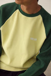 Sudadera CREWNECK GREEN WAFFLE – Algodón Orgánico