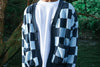 Cárdigan Checkered Blue