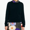 Jersey Babol Negro de Suite13Lab en baby alpaca y lana merino RWS, hecho en España