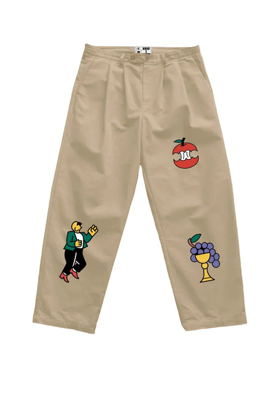 Pantalón Sobremesa Beige – Algodón Orgánico