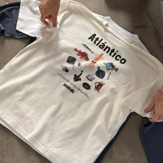 Camiseta Atlántico Blanco – Algodón Orgánico