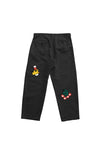 Pantalón Sobremesa Negro – Algodón Orgánico |