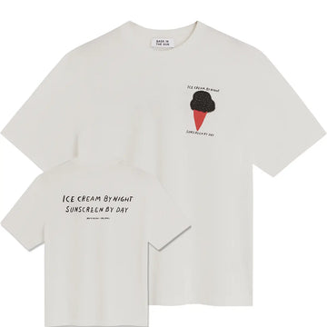 Camiseta natural ICECREAM– Algodón Orgánico