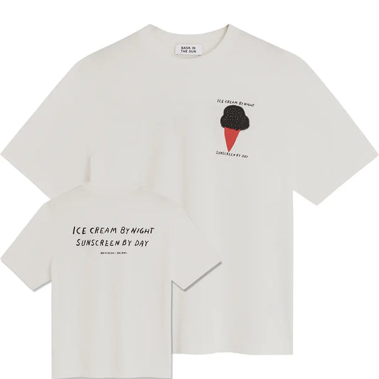 Camiseta natural ICECREAM– Algodón Orgánico