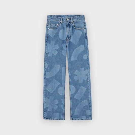 Pantalón Vaquero Laser Print – Algodón Orgánico