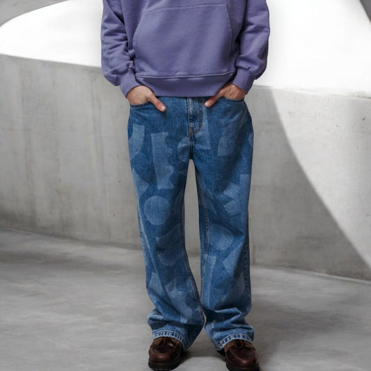 Pantalón Vaquero Laser Print – Algodón Orgánico