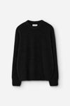 Jersey Babol Negro de Suite13Lab en baby alpaca y lana merino RWS, hecho en España
