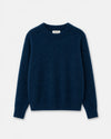 Jersey Babol azul de Suite13Lab en baby alpaca y lana merino RWS, hecho en España