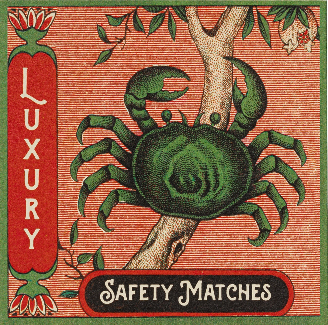 Crab | Square - Cerillas de seguridad Verde