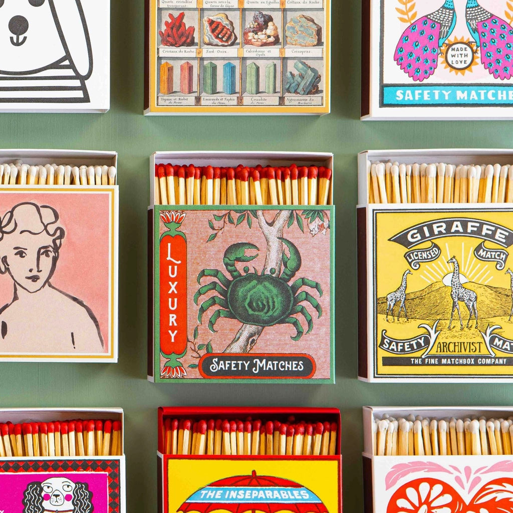 Crab | Square - Cerillas de seguridad Verde