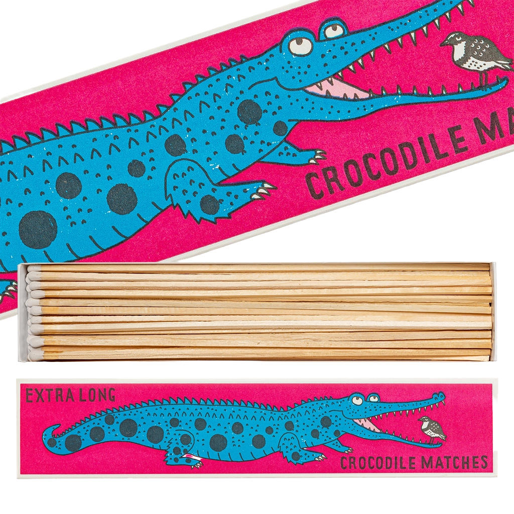 Crocodile | Long: fósforos de seguridad Rosa