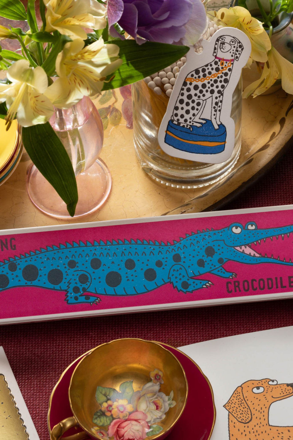 Crocodile | Long: fósforos de seguridad Rosa