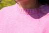 Jersey Brushed, lana mohair y acrilico en jersey de corte boxy con el logo de NWHR