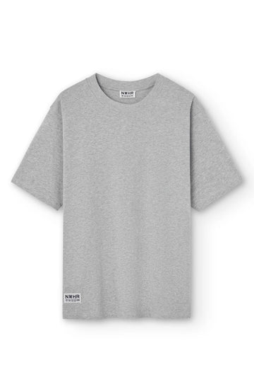 Camiseta Label Grey – Algodón Orgánico
