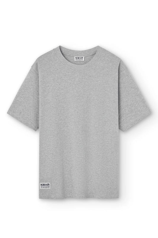 Camiseta Label Grey – Algodón Orgánico
