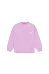 Jersey Brushed, lana mohair y acrilico en jersey de corte boxy con el logo de NWHR