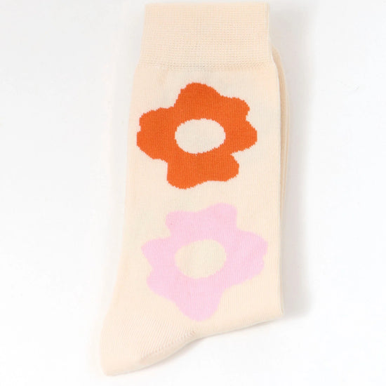 Calcetines de media caña con estampado multicolor "Mix", confeccionados en algodón orgánico con ajuste elástico y tacto suave de la marca sostenible Suite13 Lab.