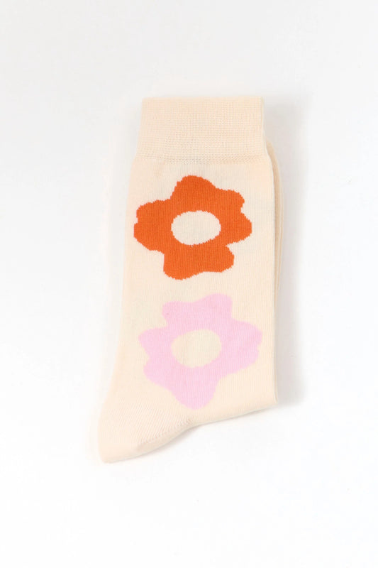 Calcetines de media caña con estampado multicolor "Mix", confeccionados en algodón orgánico con ajuste elástico y tacto suave de la marca sostenible Suite13 Lab.