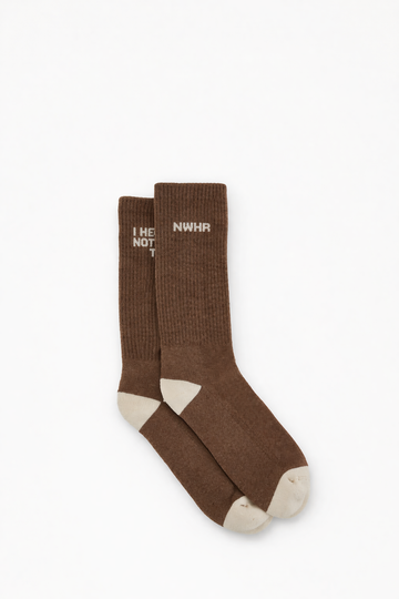 Lost Brown Socks – Organic Cotton | NWHR