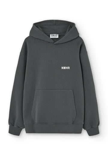 Sudadera con Capucha Black Washed – Algodón Orgánico