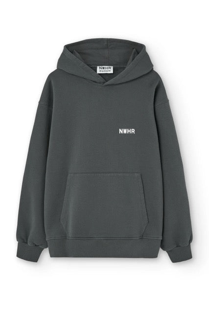 Sudadera con Capucha Black Washed – Algodón Orgánico