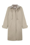 Gabardina Barry beige de TRIANA by C, repelente al agua con forro de cuadro vichy