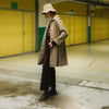 Gabardina Barry beige de TRIANA by C, repelente al agua con forro de cuadro vichy