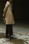 Gabardina Barry beige de TRIANA by C, repelente al agua con forro de cuadro vichy