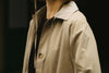 Gabardina Barry beige de TRIANA by C, repelente al agua con forro de cuadro vichy