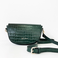 Bandolera Alma Croco Verde