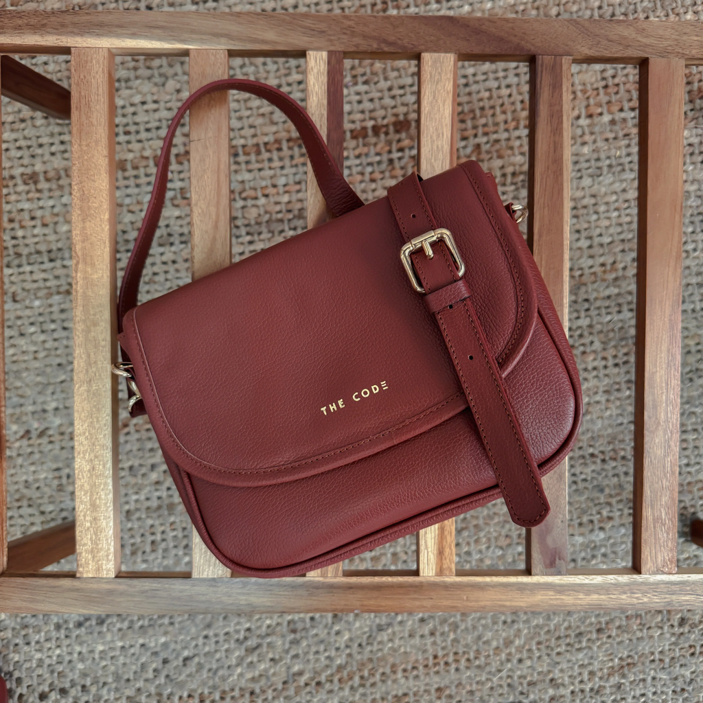 Bandolera Claudia Lisa Burdeos